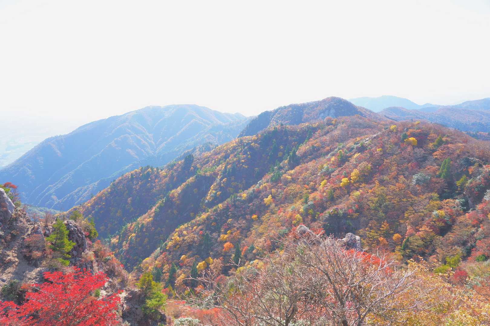 鎌ヶ岳-水沢岳-水沢峠-入道ヶ岳 周回コースの写真