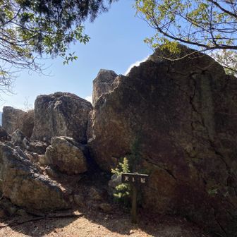 天狗岩、この辺りでキツツキかな？コンコン謎の音がしてて怖くて逃げました💨