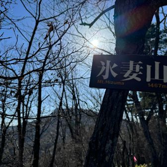 氷妻山の登り返しが地味に疲れました〜