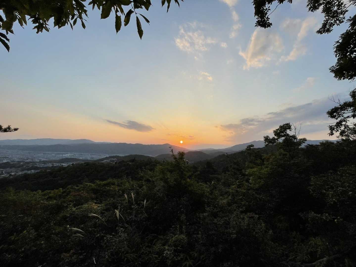 もう沈む