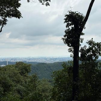 少し晴れてきて景色が見えるようになってきた