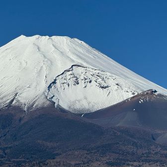 ちょうど宝永山まで雪がない