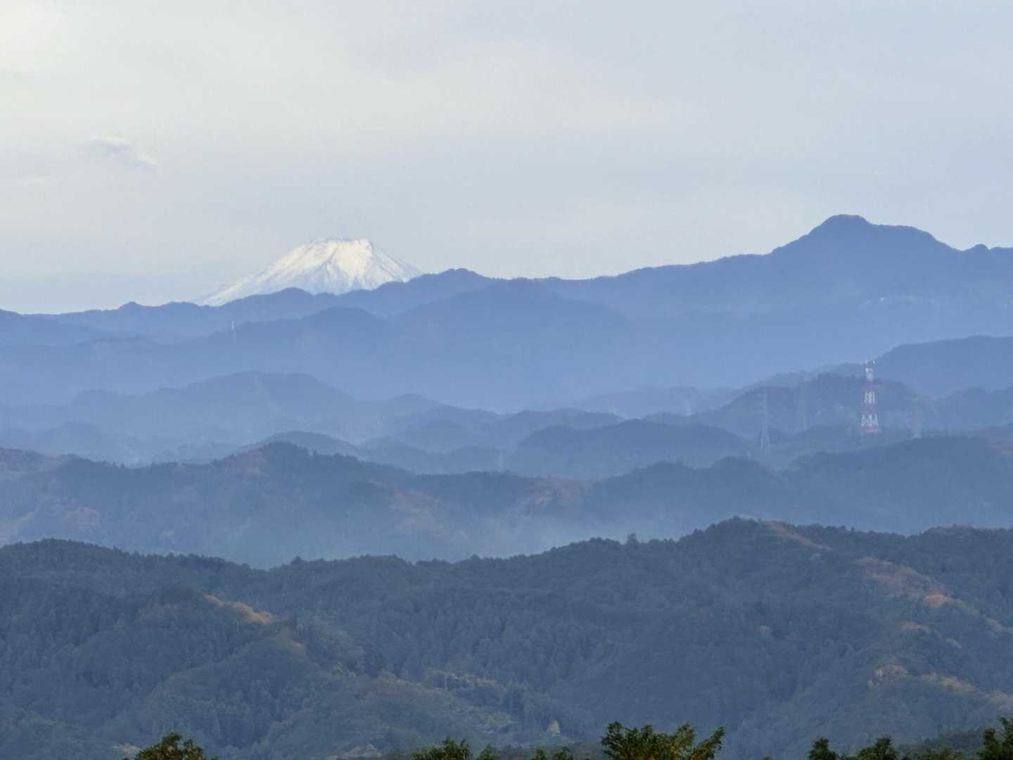 思いがけず富士山🗻がクッキリ
