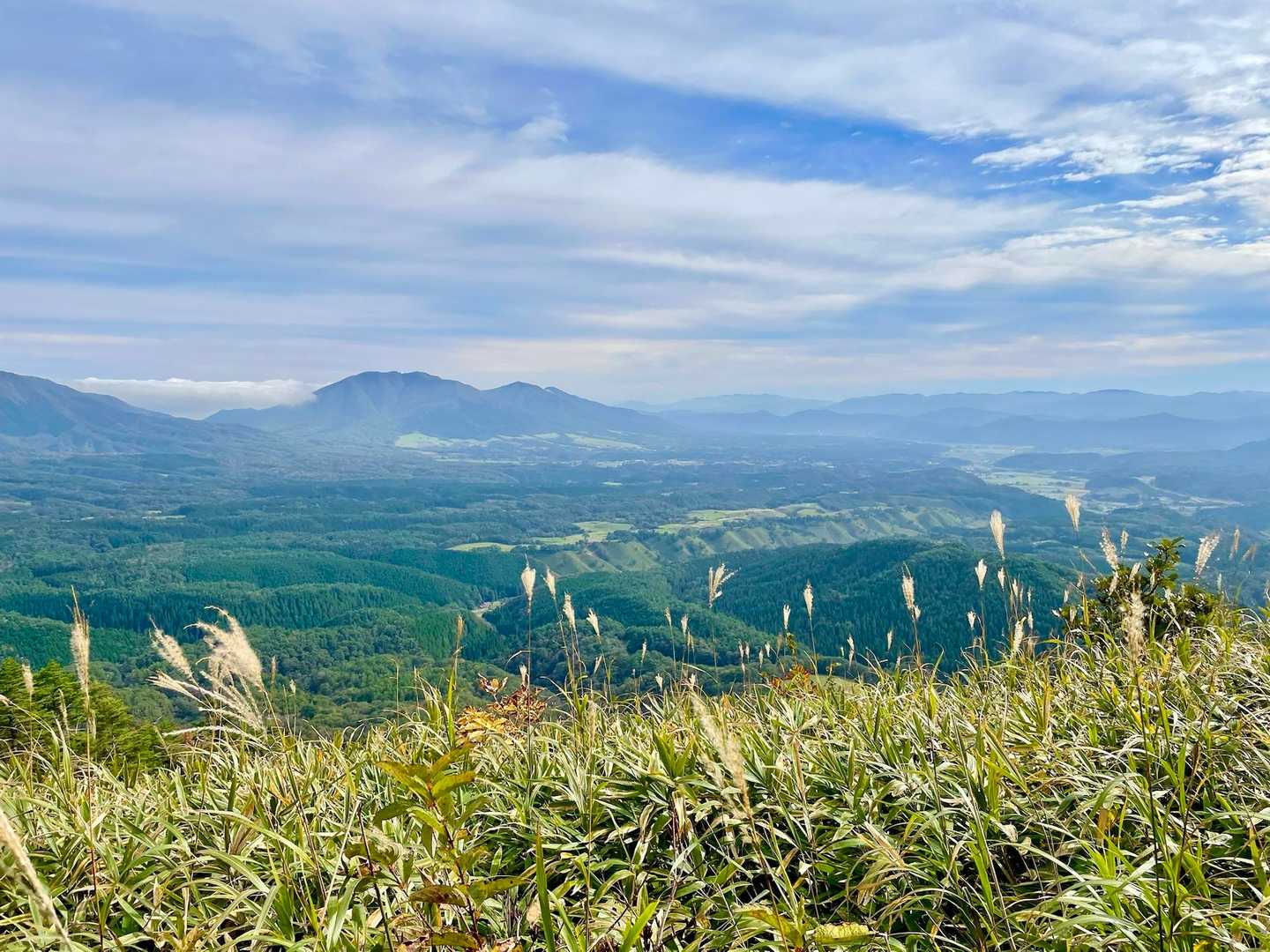 予想された天気予報よりもかなり天気も良く、蒜山三座もくっきり⛰️