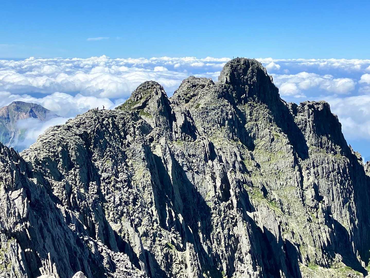 奥穂高岳 往復コースの写真