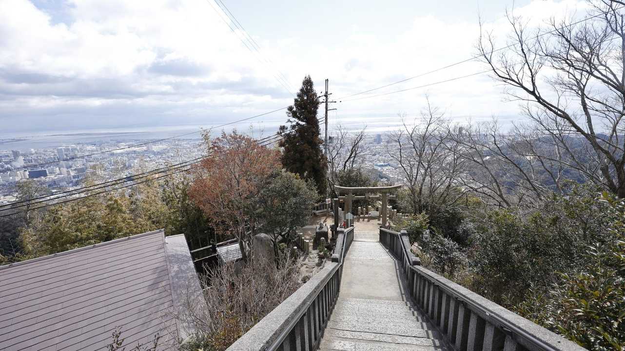 六甲ハイカー（六甲全山縦走路） の写真 75