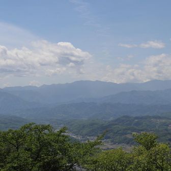 和名倉山、雁坂嶺 方面