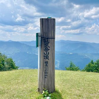 登頂しました