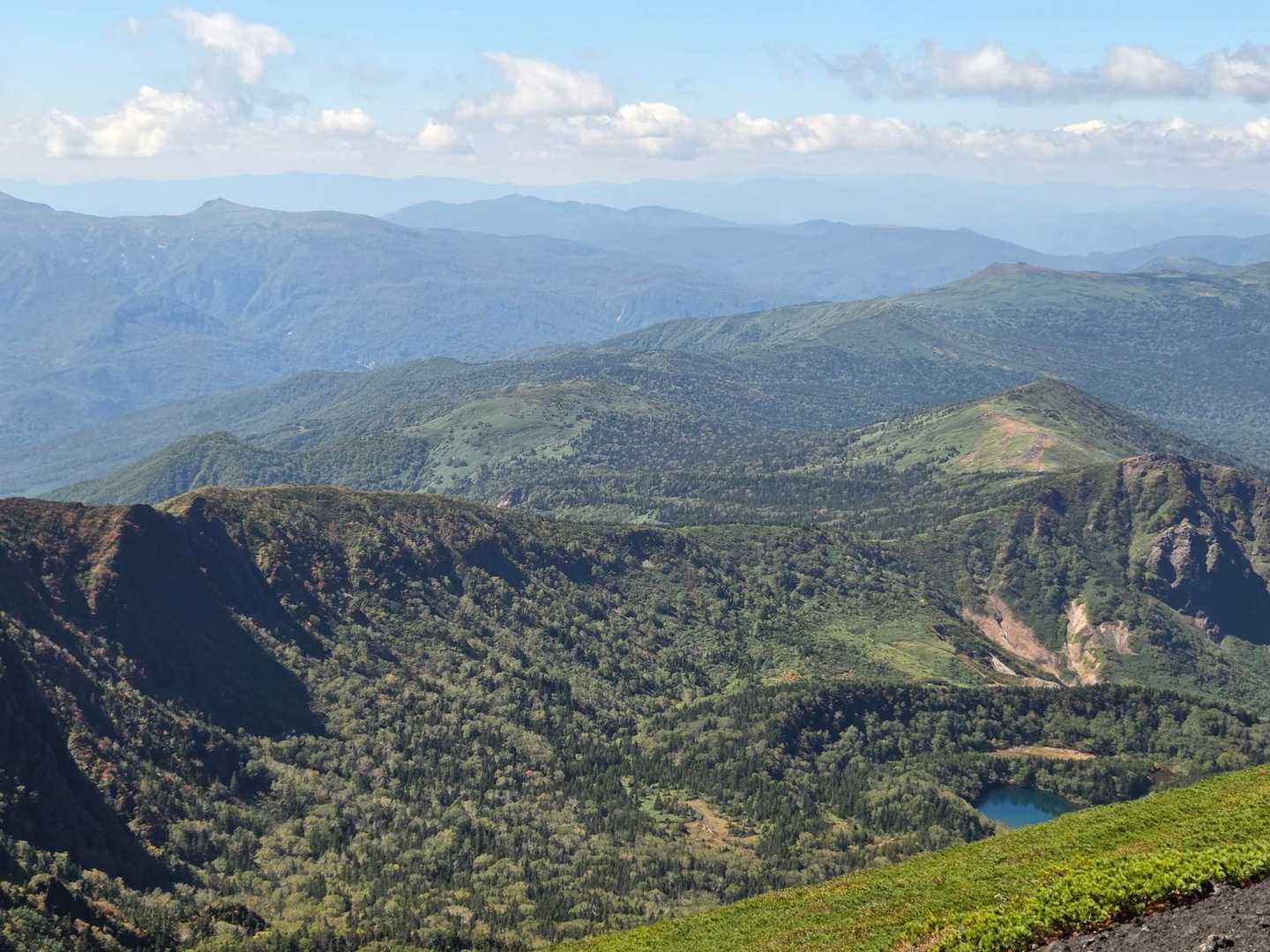 御神坂登山口-切接-わらじ脱ぎ場-笠締-岩手山 往復コースの写真