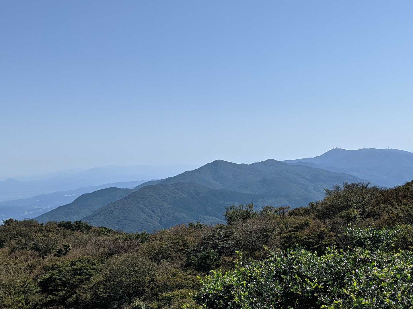瑞梅寺登山口-井原山-本富士山-富士山-雷山-上宮-洗谷登 周回コースの写真