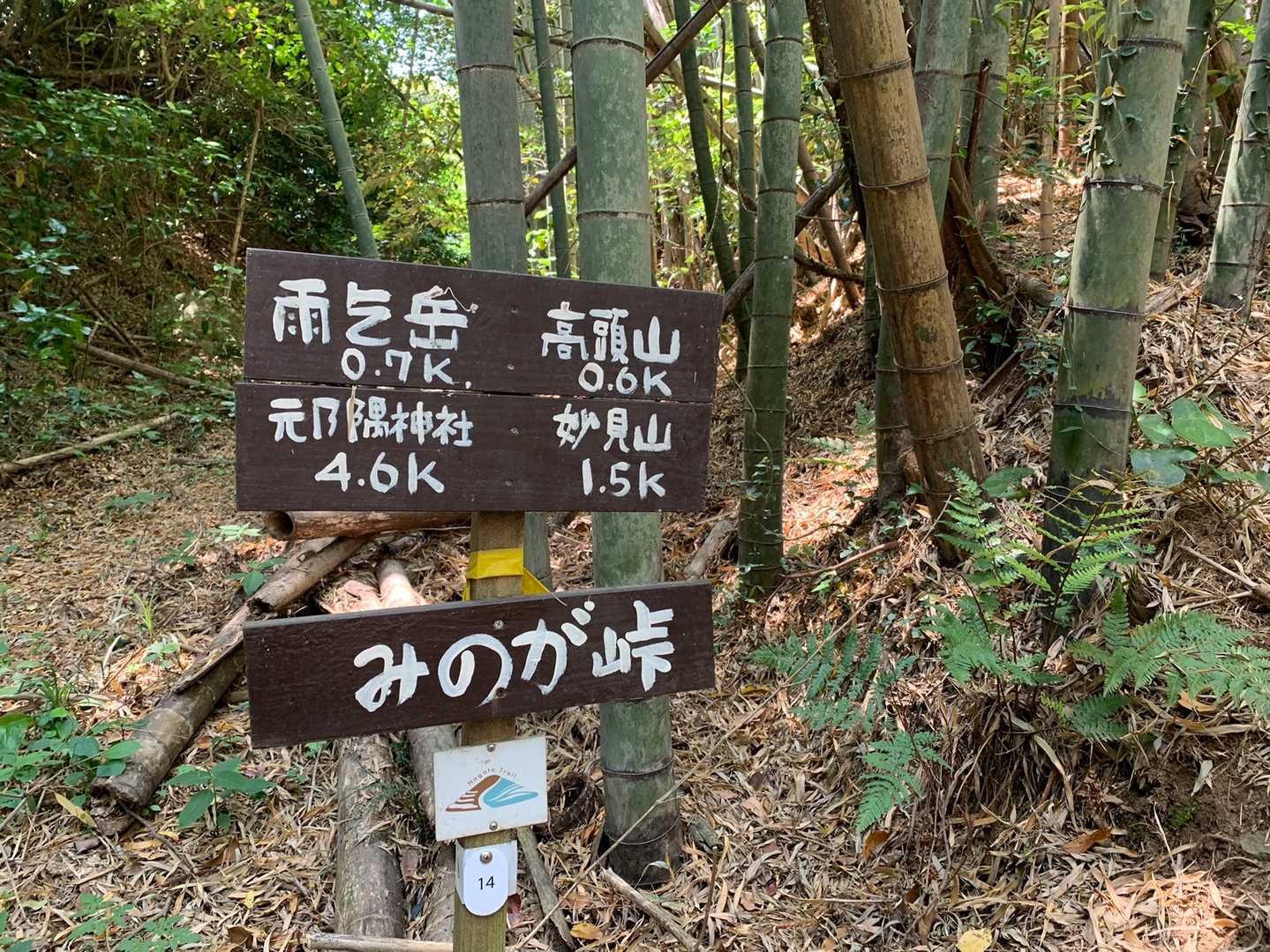 みのが峠に到着