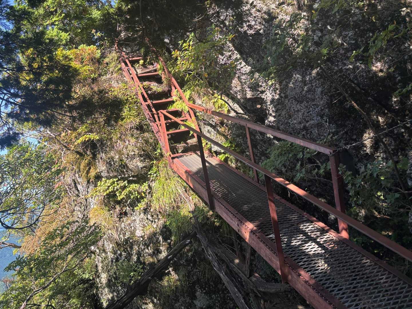 難所の大日登ります。
ほどほどにスリル感あって楽しい🤣