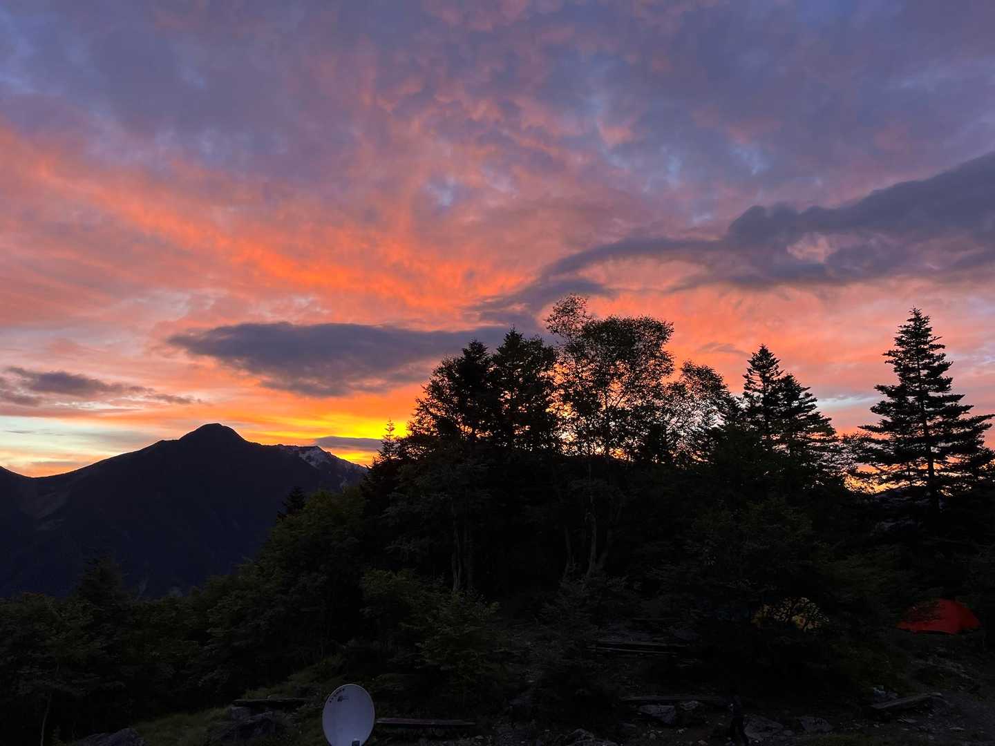 美し朝明け…