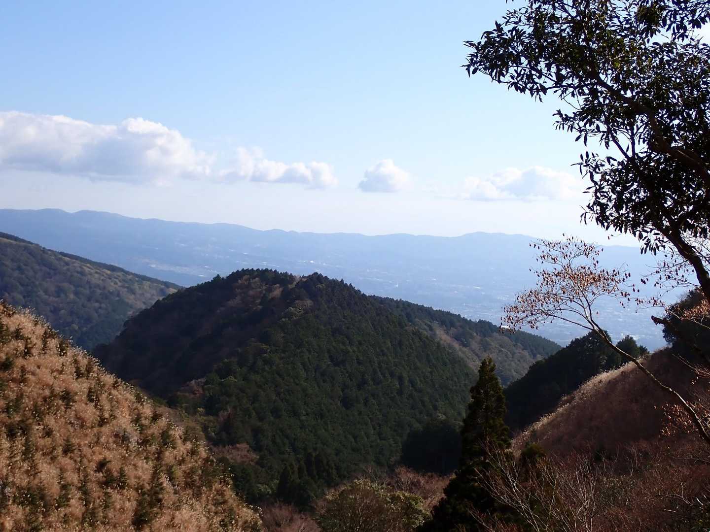 反対側は良いお天気