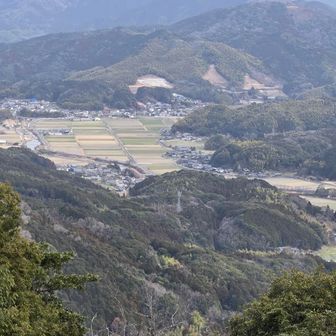 山頂から赤村