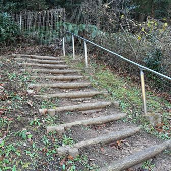 内山コース登山口からスタート
