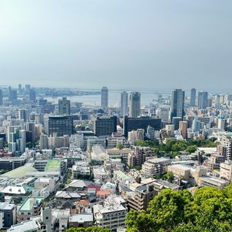 ビーナステラスからの神戸市街