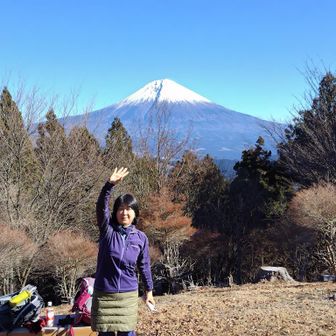 思親山山頂からの富士山🥰
山頂☕珈琲を頂きました☕