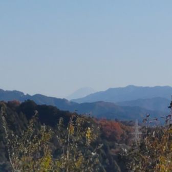 かろうじて富士山見える🗻