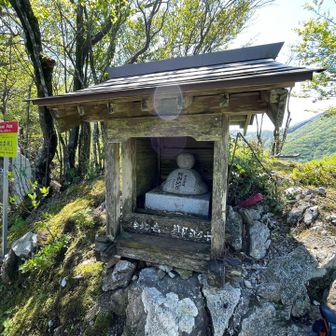 鞍掛地蔵さまにここまでの安全のお礼を