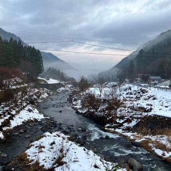 今朝は温度は高く7時で1℃程度