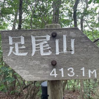 山頂到着　眺望無し
