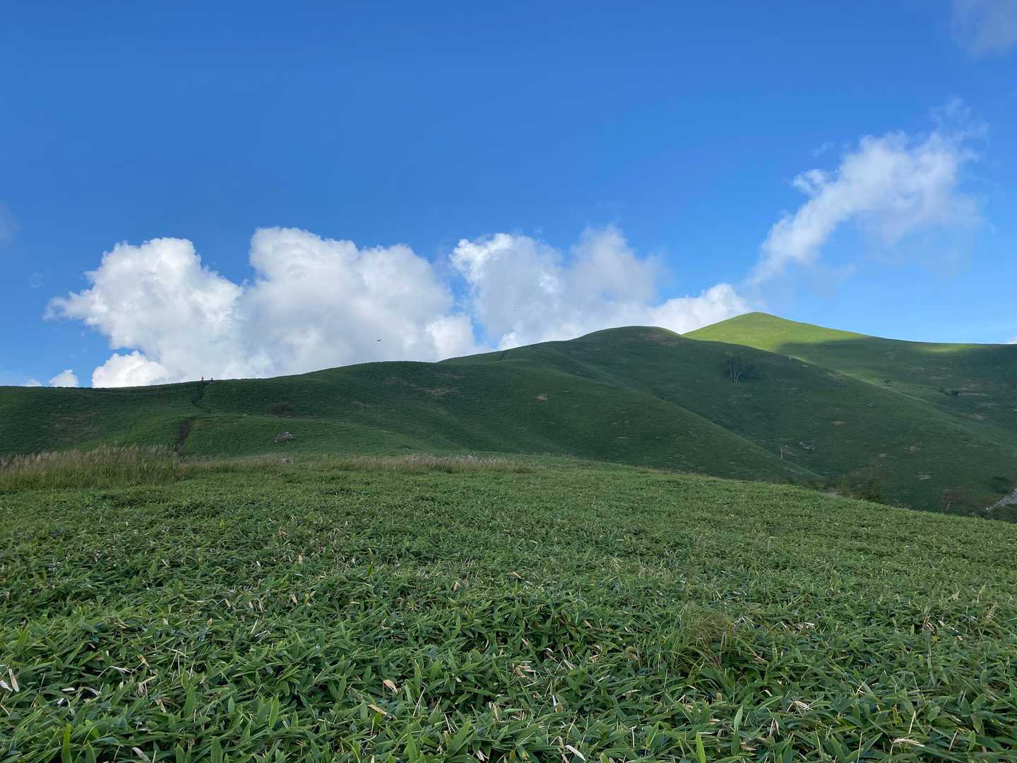 美ヶ原から近いので
そこ山で見た三峰山に登ります
日の当たっている山頂を目指して🚶‍♀️スタート