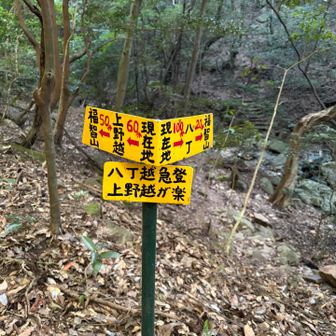 八丁越行きます