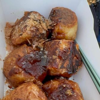 お昼のたこ焼き