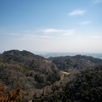 さっき登った永納山