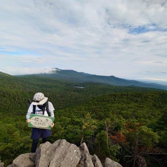 ニュウを登りきると絶景！
可愛い手持ち看板がありました🤗
