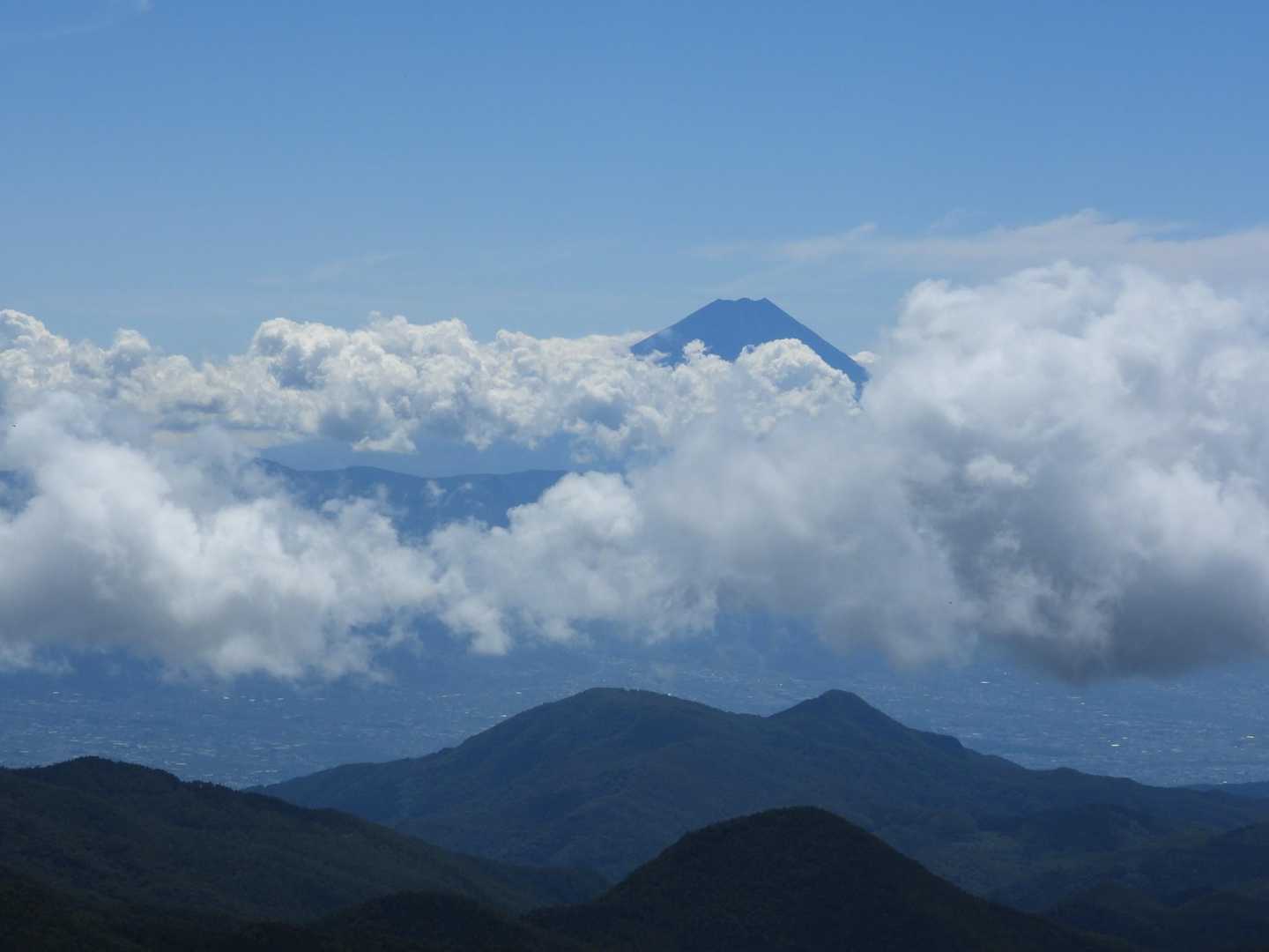 雲多めの富士山🗻でしたが、満足😊