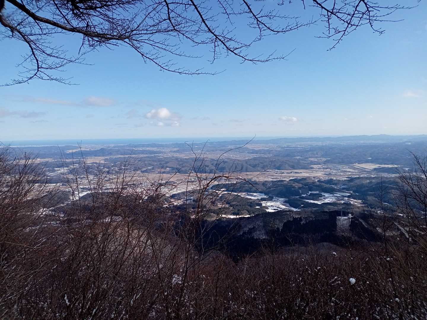 山頂から太平洋を望む✨