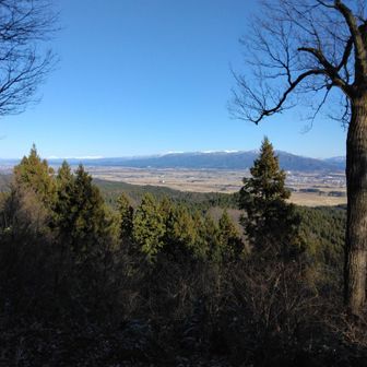 五頭連峰の奥に飯豊連峰が真っ白に