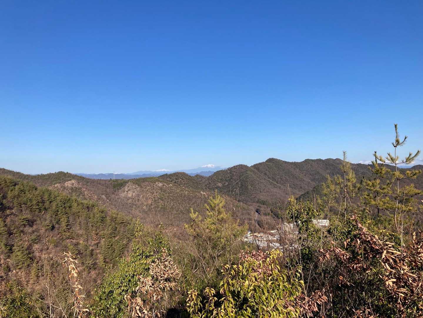 午前中に見れなかった御嶽山が、