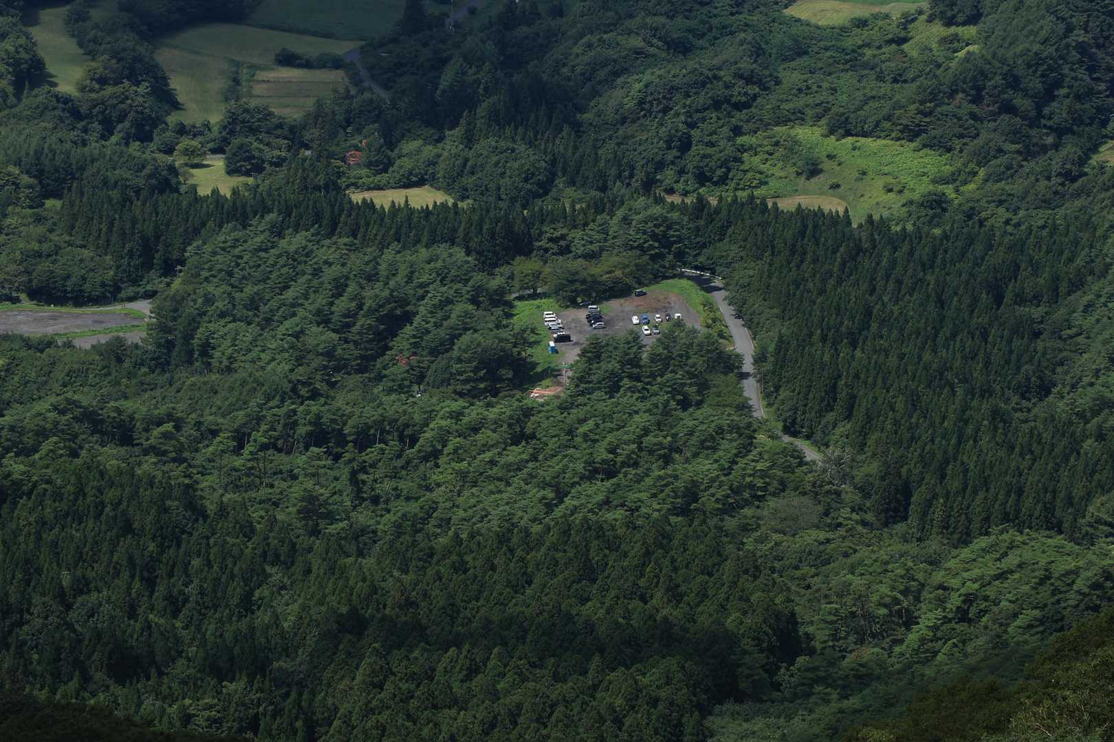 一本杉駐車場見えるんだ🙌