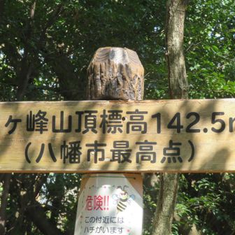 八幡市最高峰
鳩ヶ峰