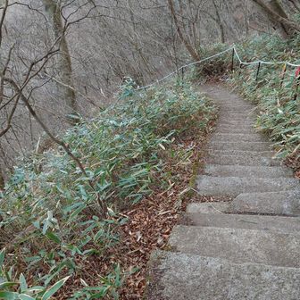 下りは慎重に！