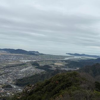 佐波川河口方向🏖️