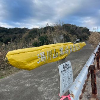 登山道をいったんでて