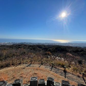 助川山からの眺望
快晴☀️