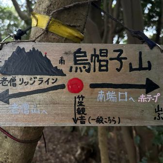 烏帽子山は四ノ山
いきなり一桁になったのは何故だ🤔