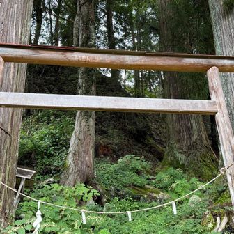 御岳神社、入り口は草