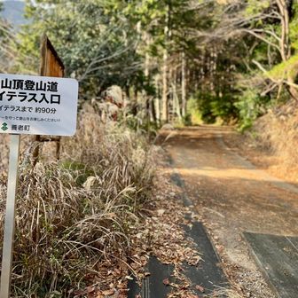 養老の滝の上の駐車場に車を停めて、スタートです。有料駐車場(¥500)だった…
下は無料だった気がする。
スカイテラスがあるんだ。どこに？