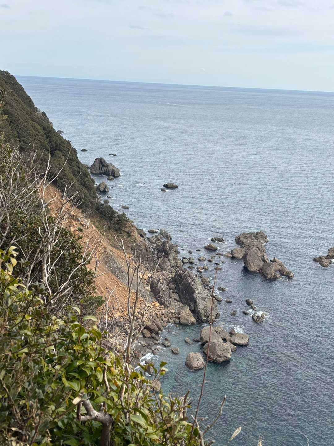 下山途中の景色