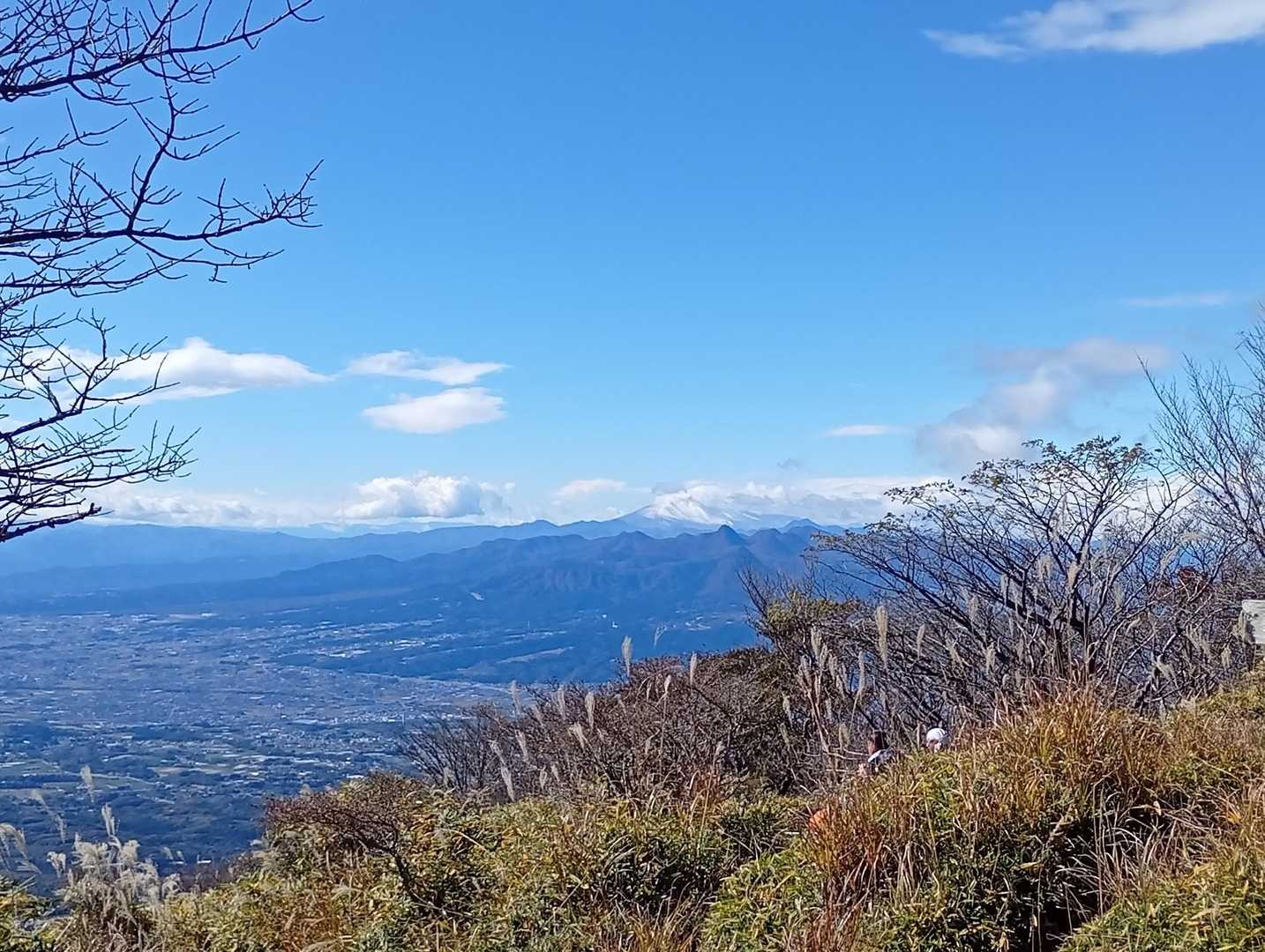 浅間山がはっきり見えました