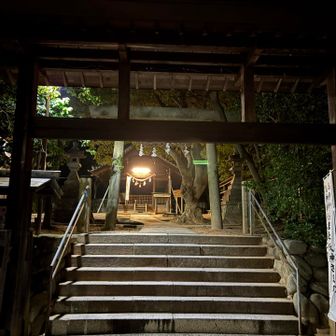蜜柑山のある神社