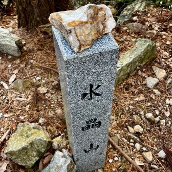 水晶山（467m）山頂⛰️