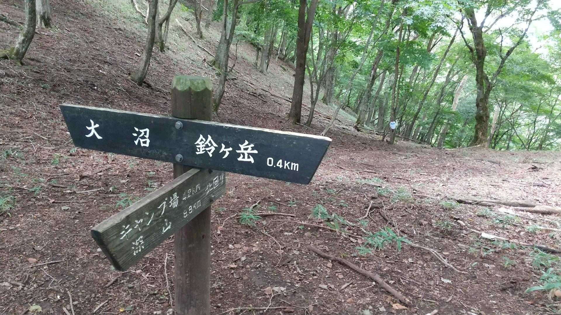 下りきって、鞍部「大ダオ」に到着。
ここで少し休憩。

