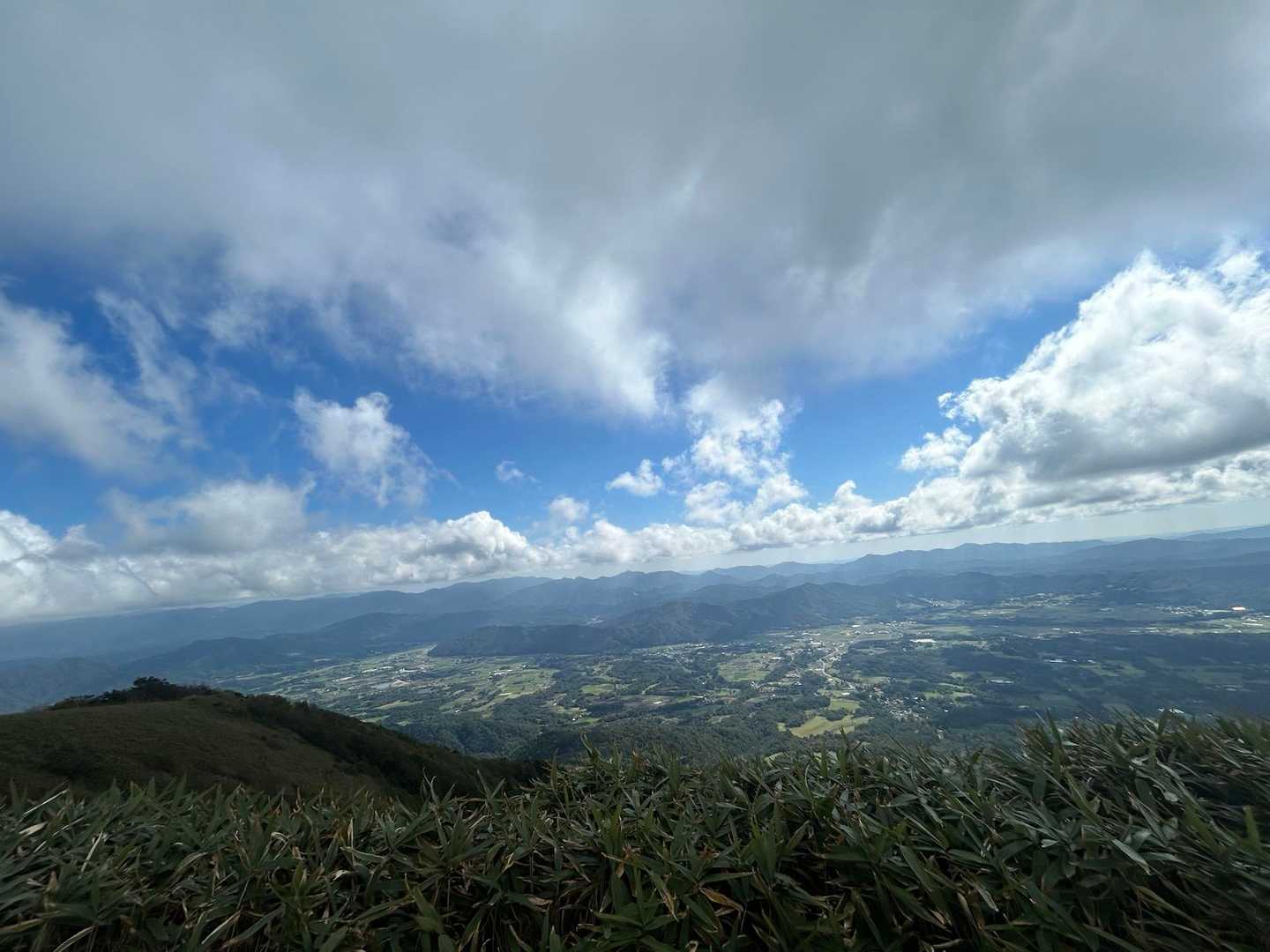 山頂からの景色